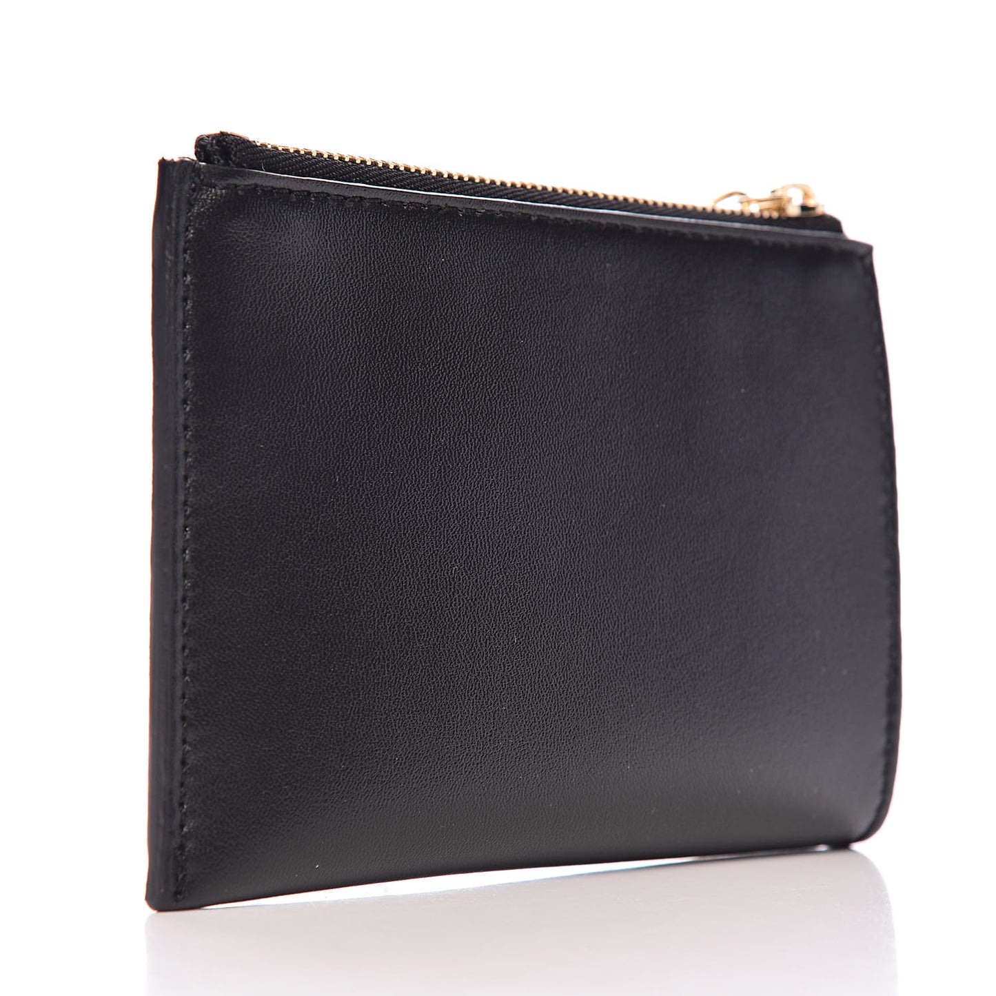 Eco Alter Nappa Perforated Small Key Pouch Black