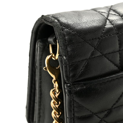Christian Dior Lambskin Cannage Miss Dior Promenade Pouch Black 10 of 15