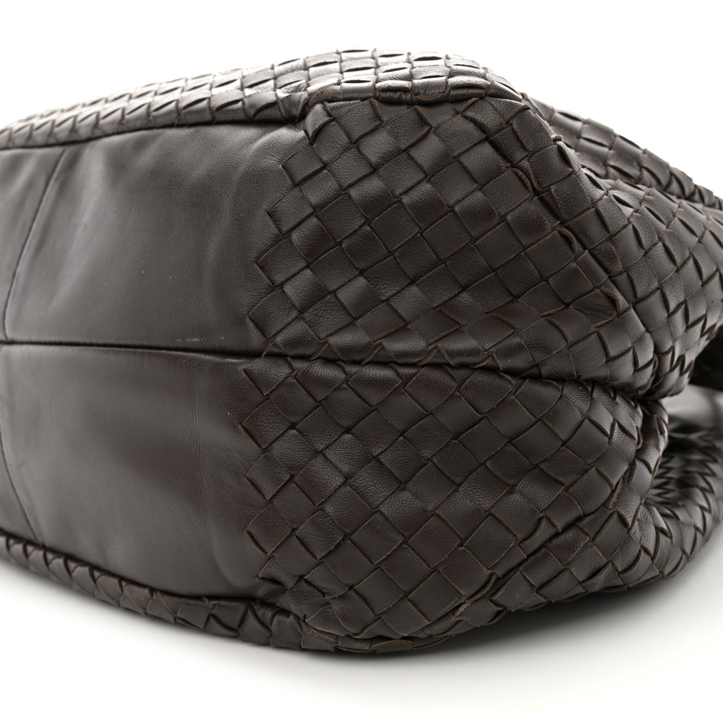Nappa Intrecciato Medium Campana Ebano