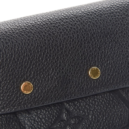 Louis Vuitton Empreinte Pont-Neuf Compact Wallet Black 7 of 9