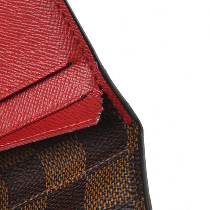 Louis Vuitton Damier Ebene Josephine Wallet Red 11 of 12