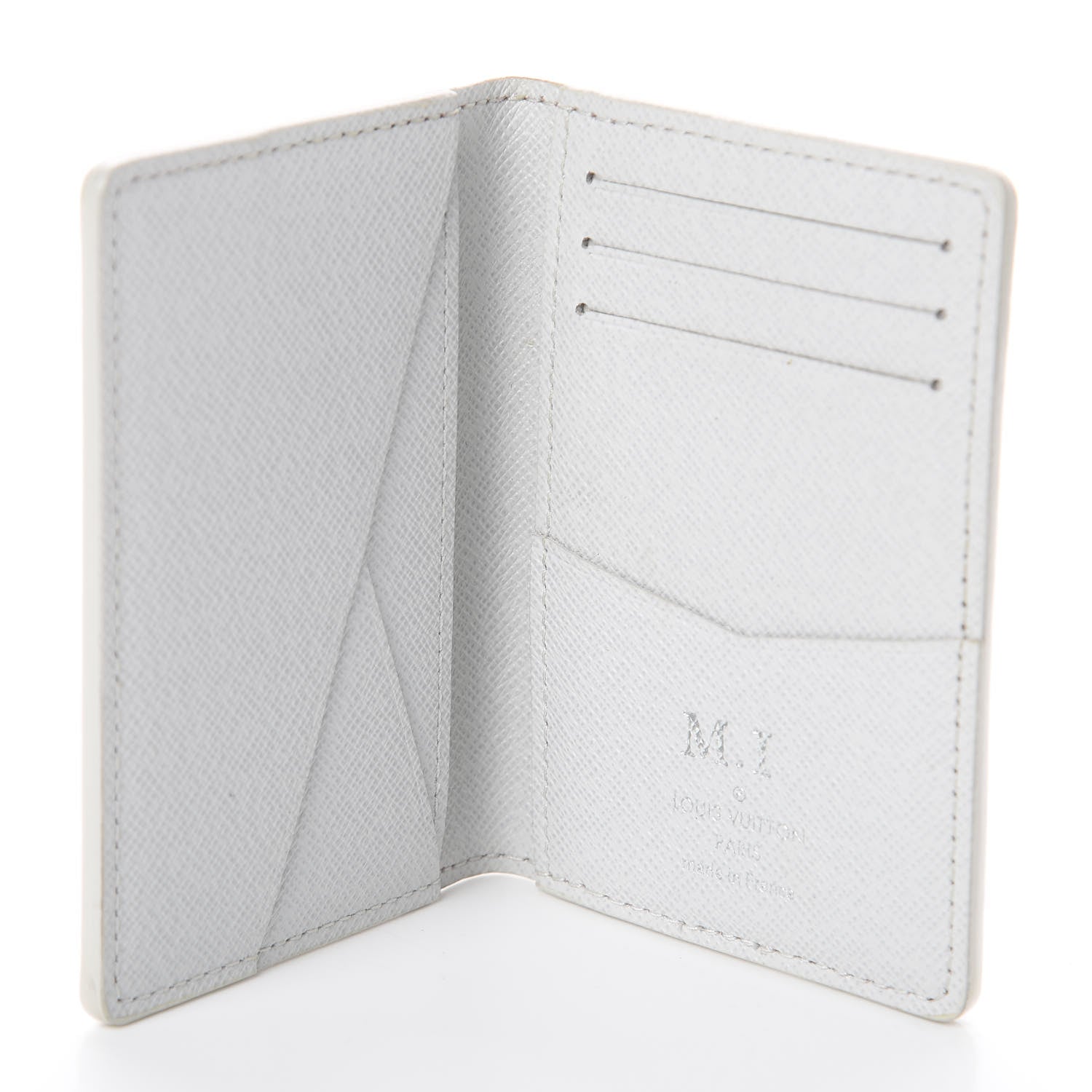 Louis Vuitton Monogram Stripes Pocket Organizer NM White 4 of 5