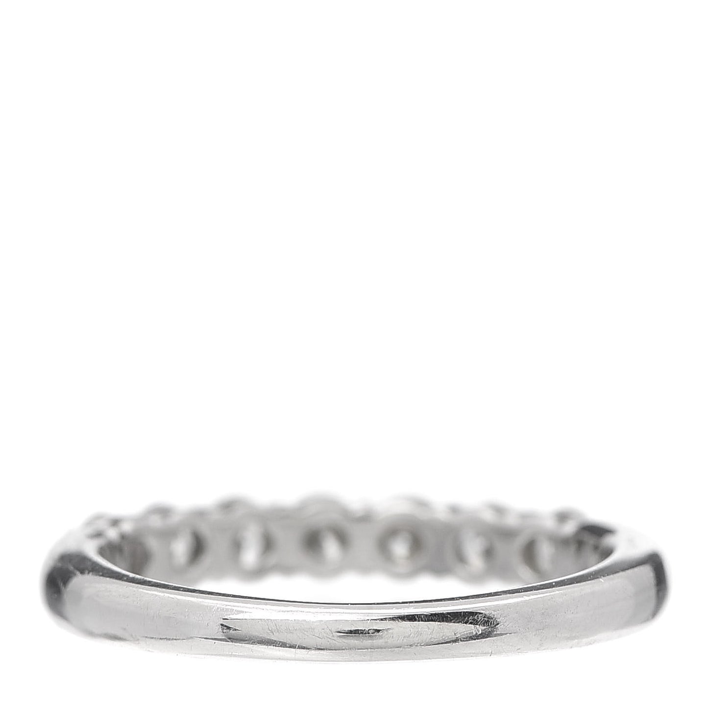Platinum Diamond 3mm Half Circle Embrace Band Ring 53 6.25