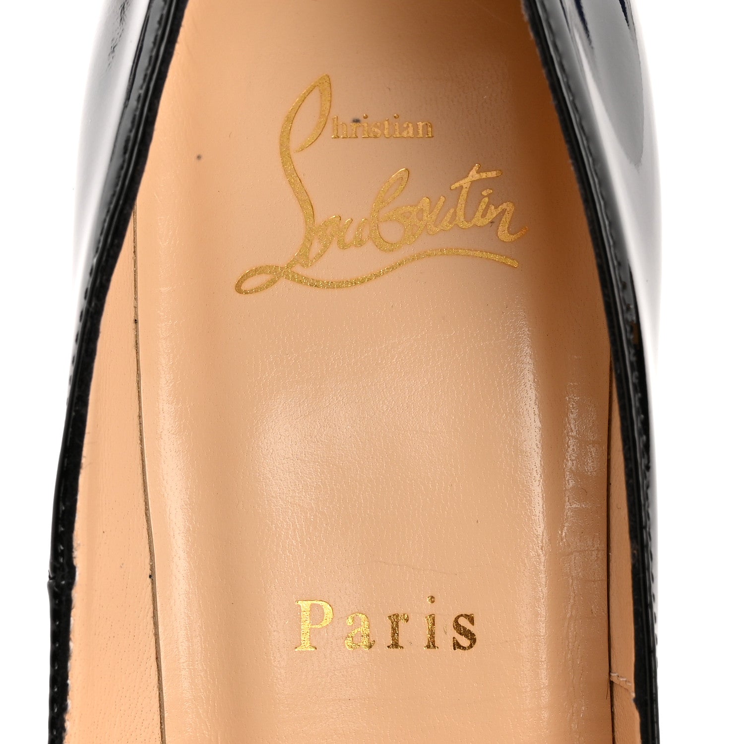 Christian Louboutin Patent New Very Prive 120 Pumps 37.5 Black 7 of 10