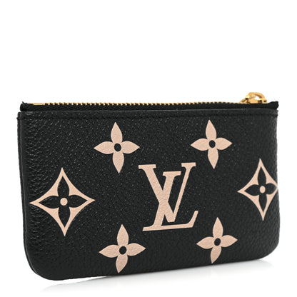 Louis Vuitton Empreinte Monogram Giant Key Pouch Black Beige 3 of 7