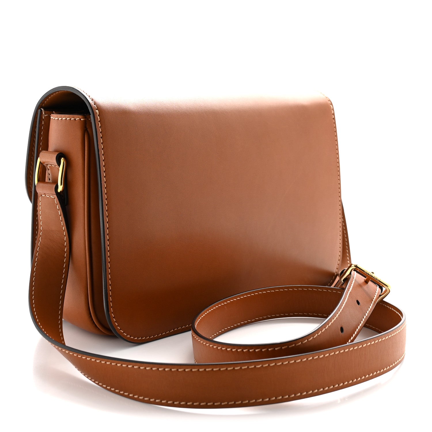 Celine Natural Calfskin Medium Triomphe Tan 3 of 11