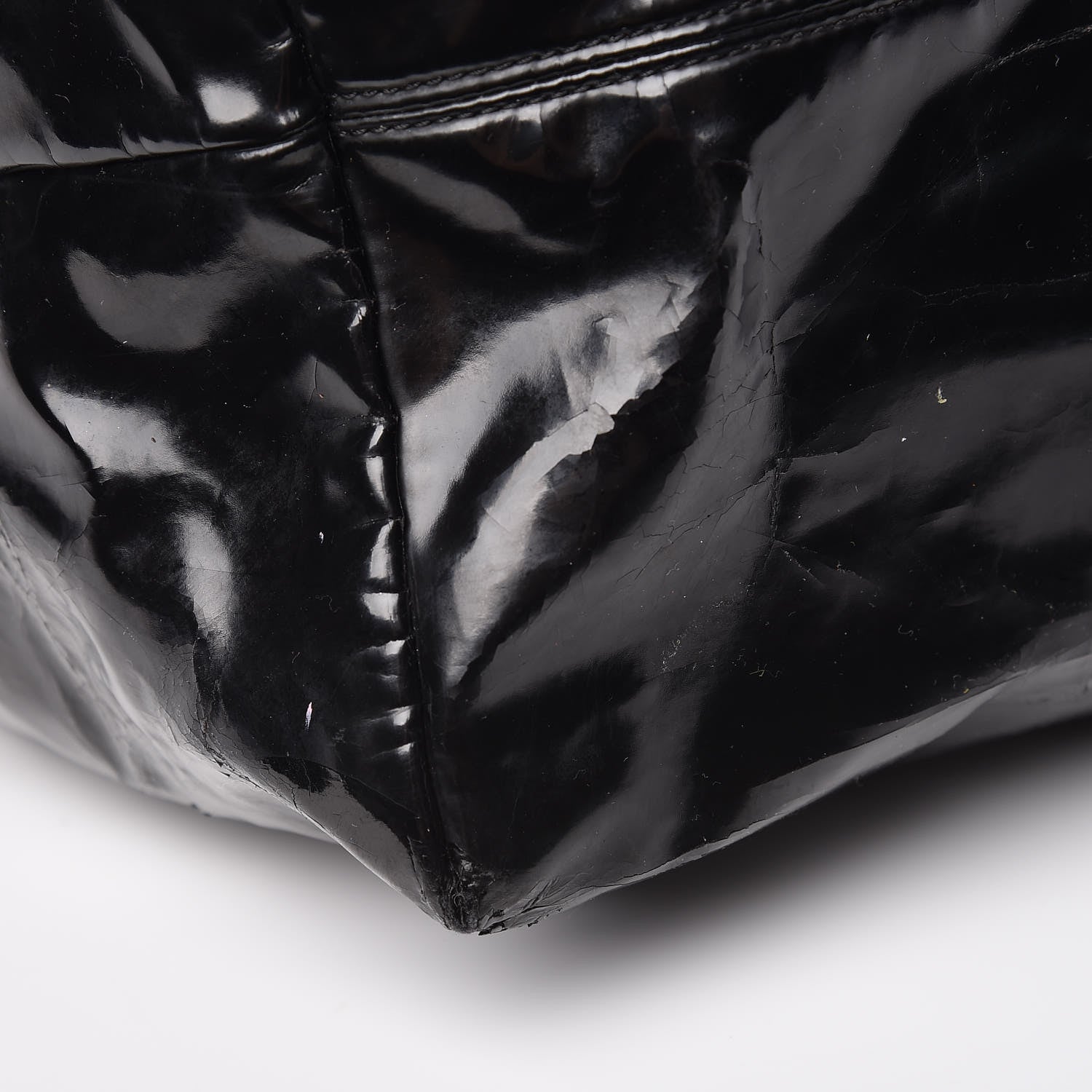 Chanel Vinyl XL Coco Cabas Black 9 of 17