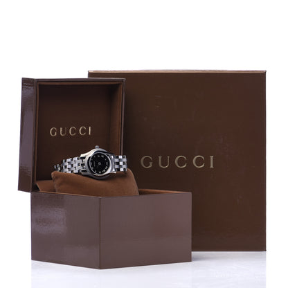 Gucci Stainless Steel 27mm 5500L Quartz Watch Black 6 of 6