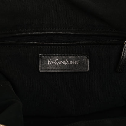Saint Laurent Calfskin Studded Easy Sac Black 6 of 15