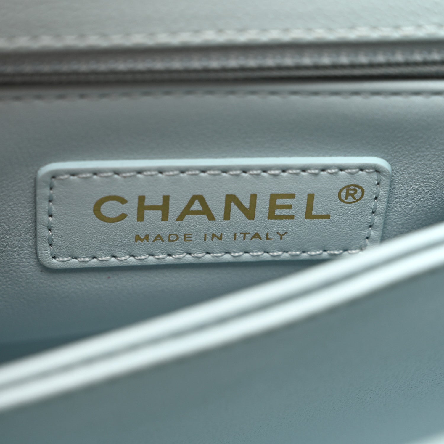 Chanel Caviar Quilted Mini Coco Handle Flap Light Blue 6 of 11