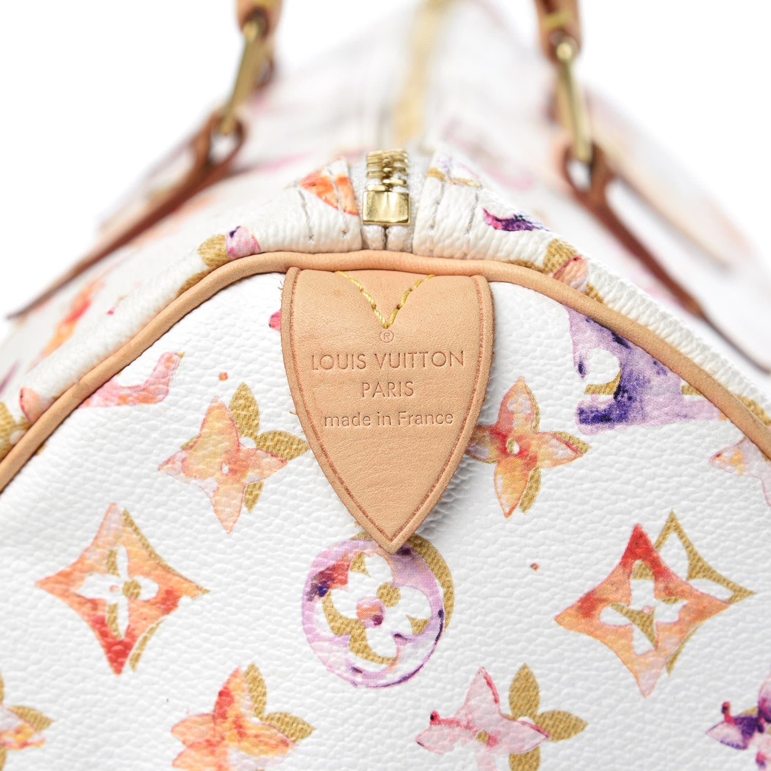 Louis Vuitton Watercolor Aquarelle Speedy 35 White 6 of 17