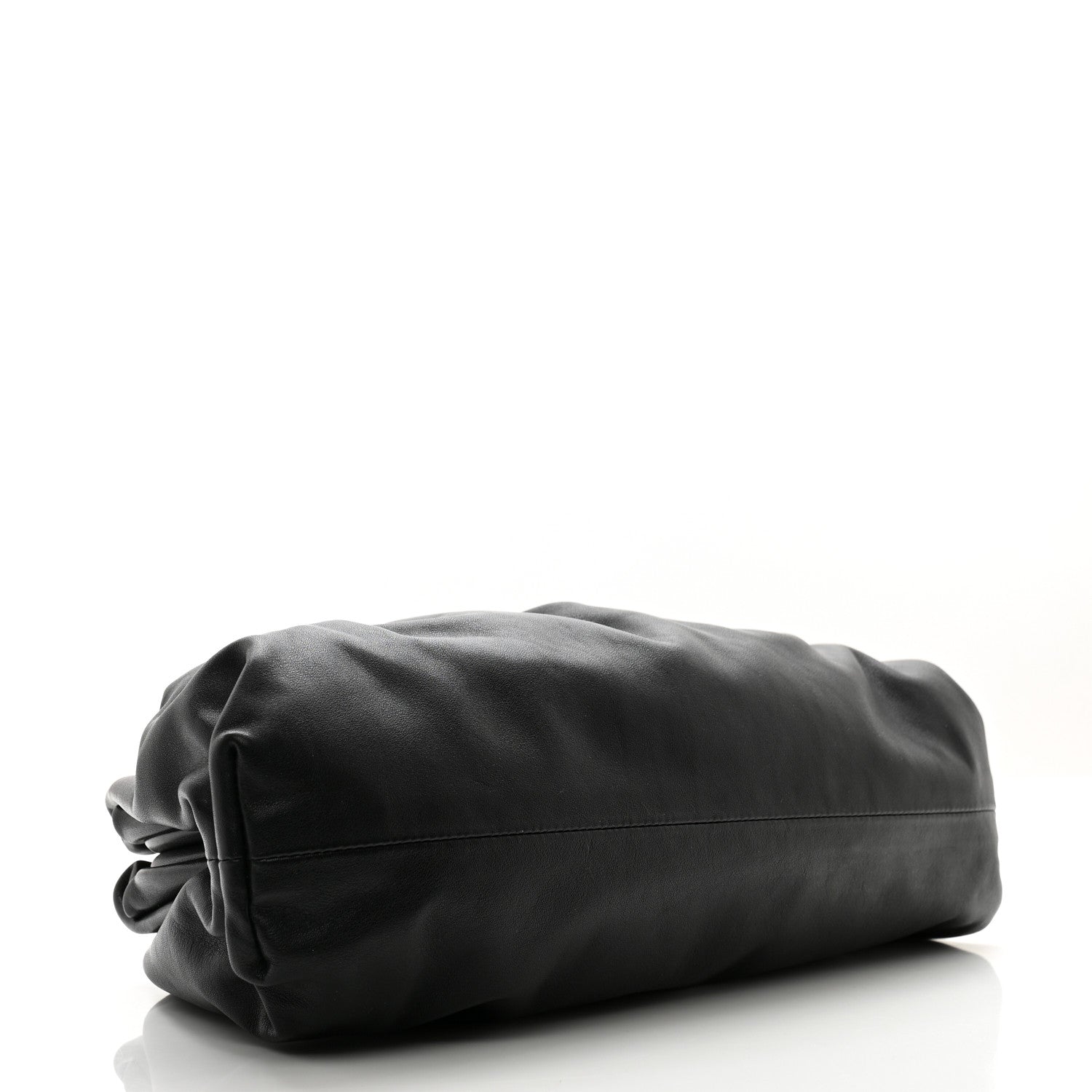 Bottega Veneta Smooth Butter Calf Teen Pouch Black 4 of 8