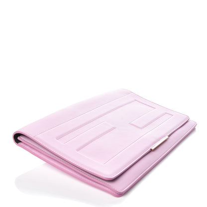 Fendi Vitello Flamingo Tube Macro Clutch Lavanda 4 of 8