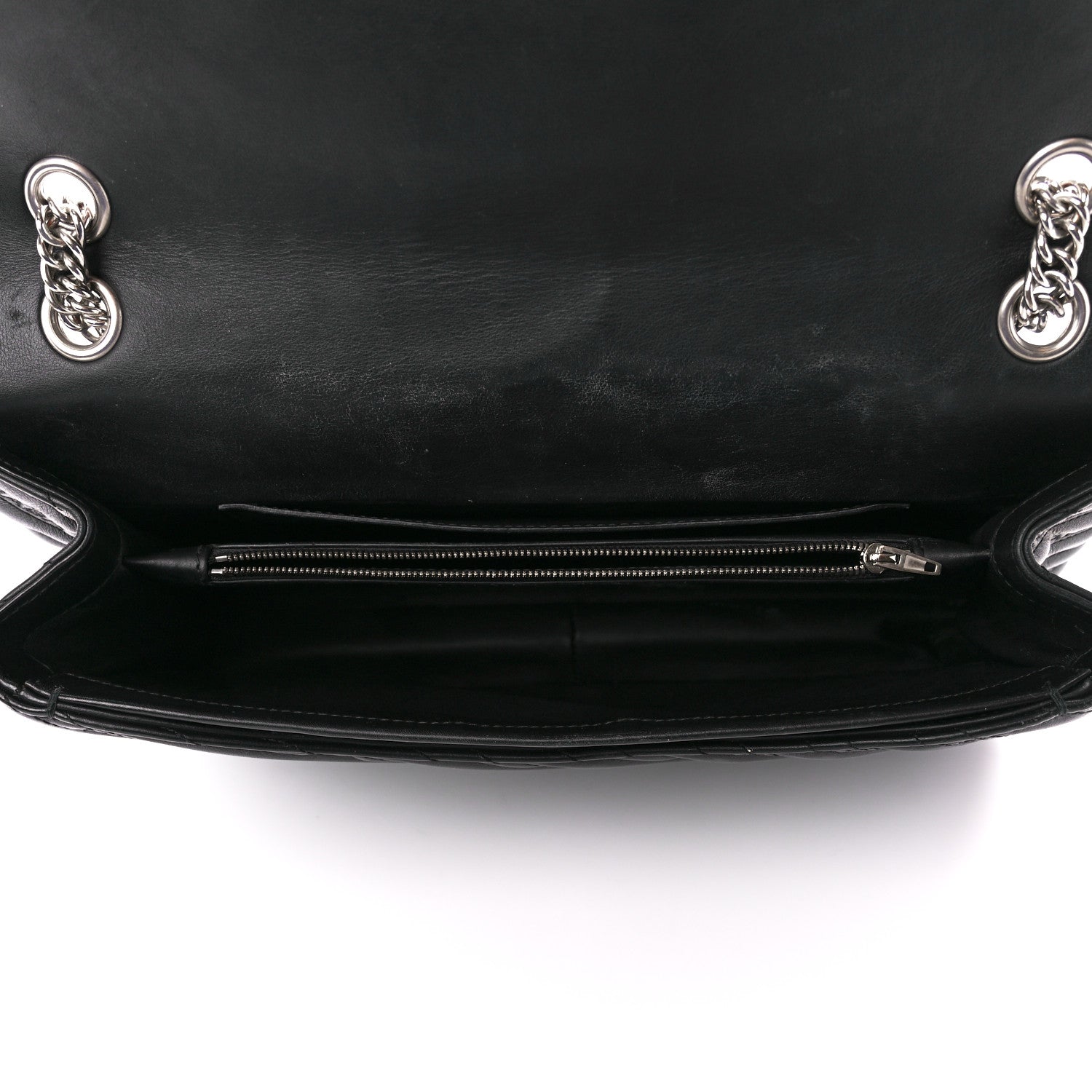 Balenciaga Calfskin Logo Matelasse Large BB Flap Chain Shoulder Bag Black 5 of 14
