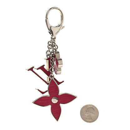 Louis Vuitton Fleur d Epi Bag Charm Fuchsia 2 of 5