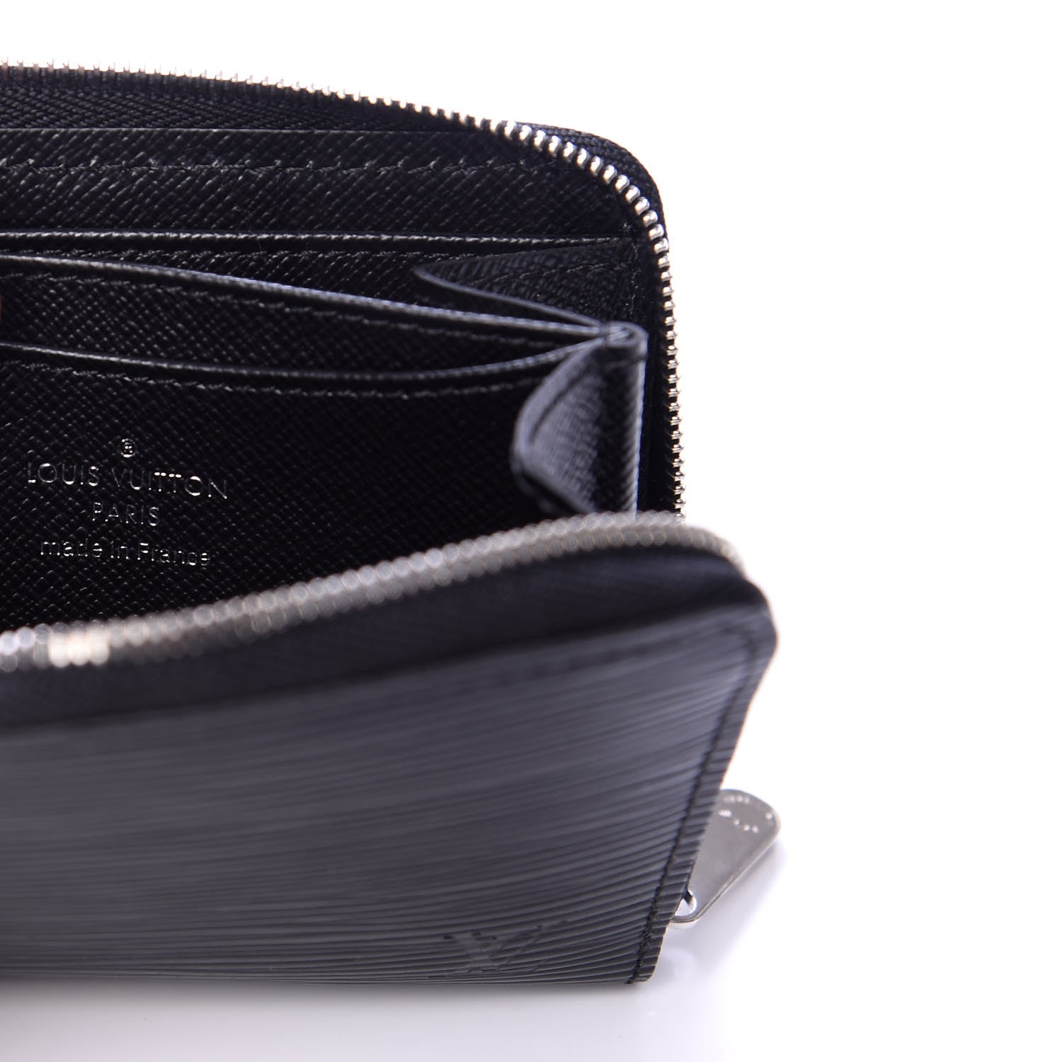 Louis Vuitton Epi Zippy Coin Purse Black 6 of 7
