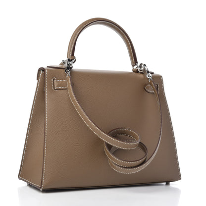 Hermes Epsom Kelly Sellier 28 Etoupe 3 of 11