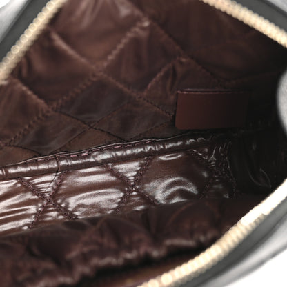Chanel Caviar Quilted Small Curvy Pouch Cosmetic Case Black 5 of 8