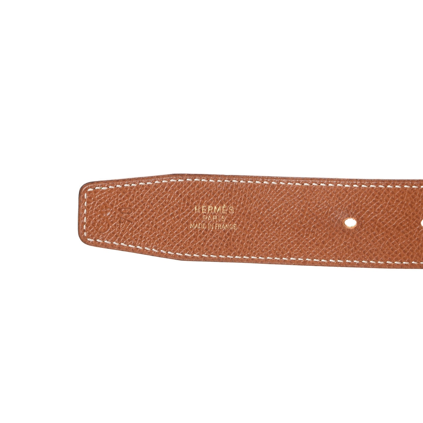 Courchevel 32mm Belt Strap 70 Gold Vert Clair
