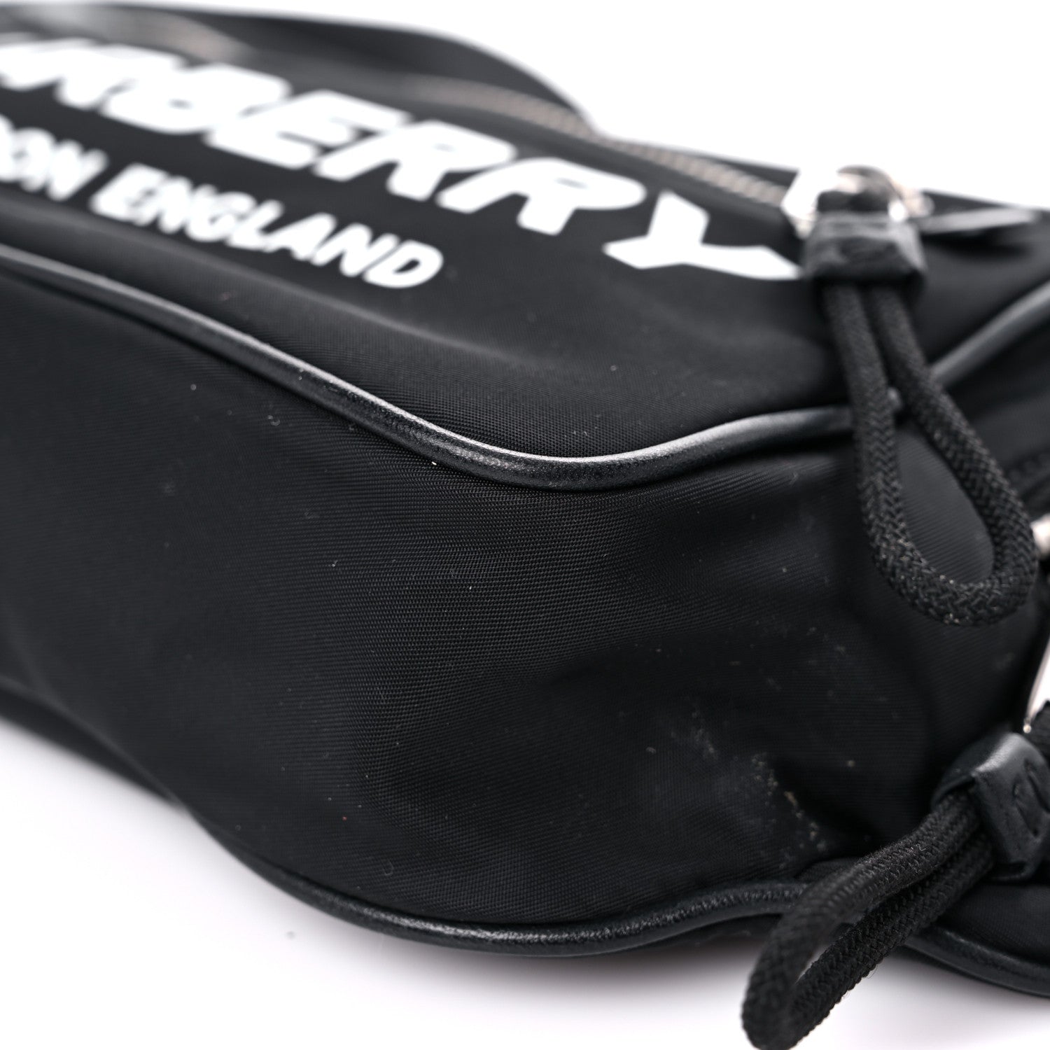 Burberry Econyl Logo Print Bum Bag Black 9 of 13