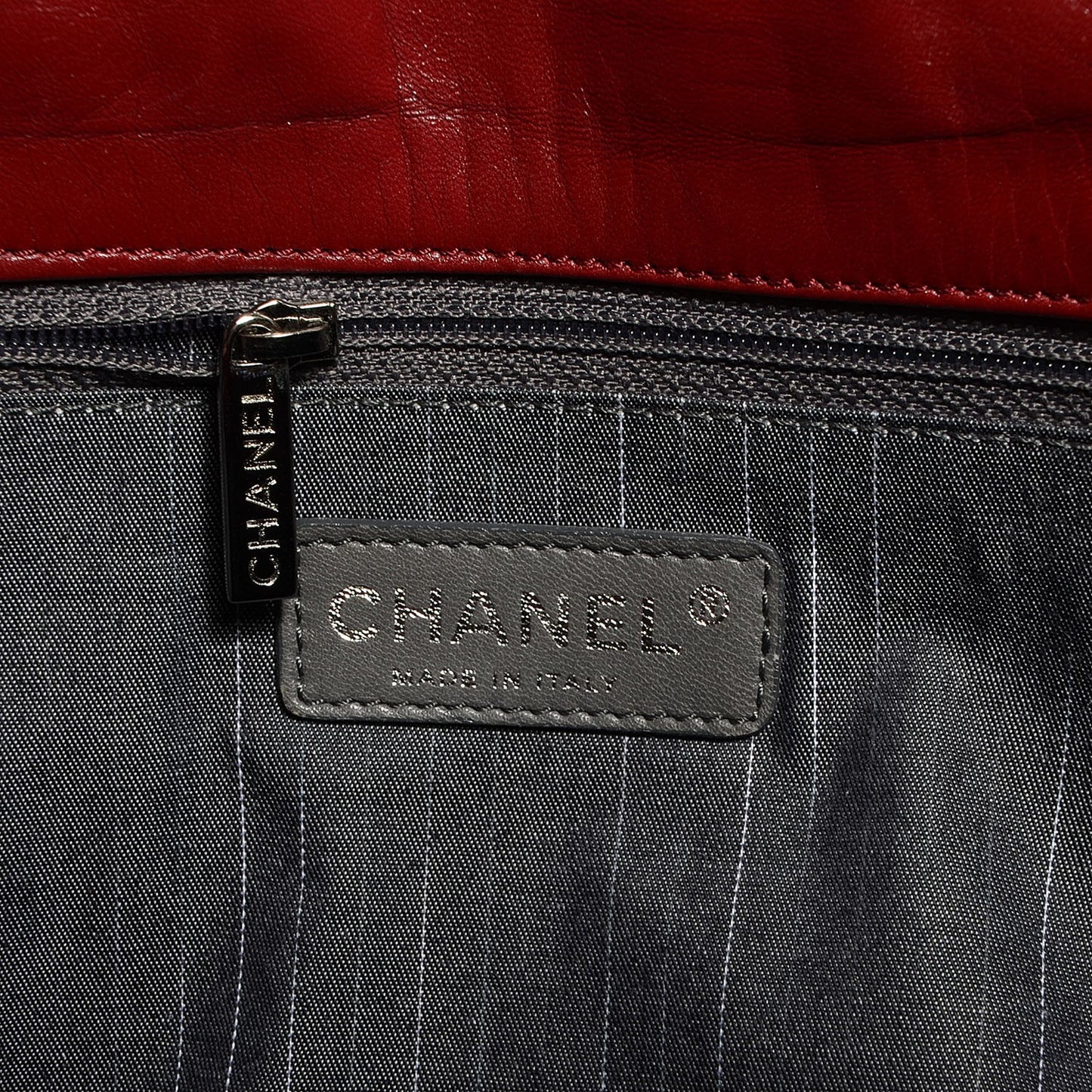 Lambskin In and Out Maxi Flap Red