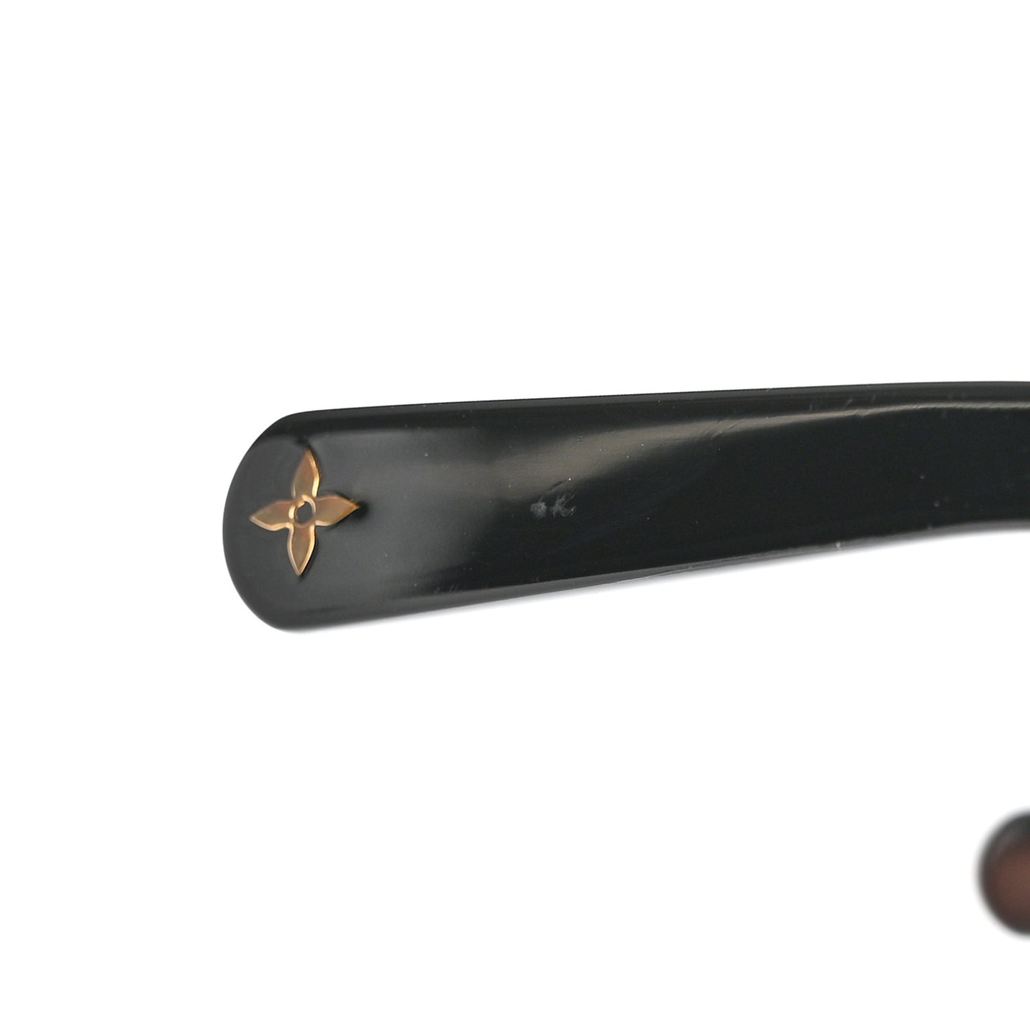 Acetate LV Link Square Sunglasses Z1478E Black