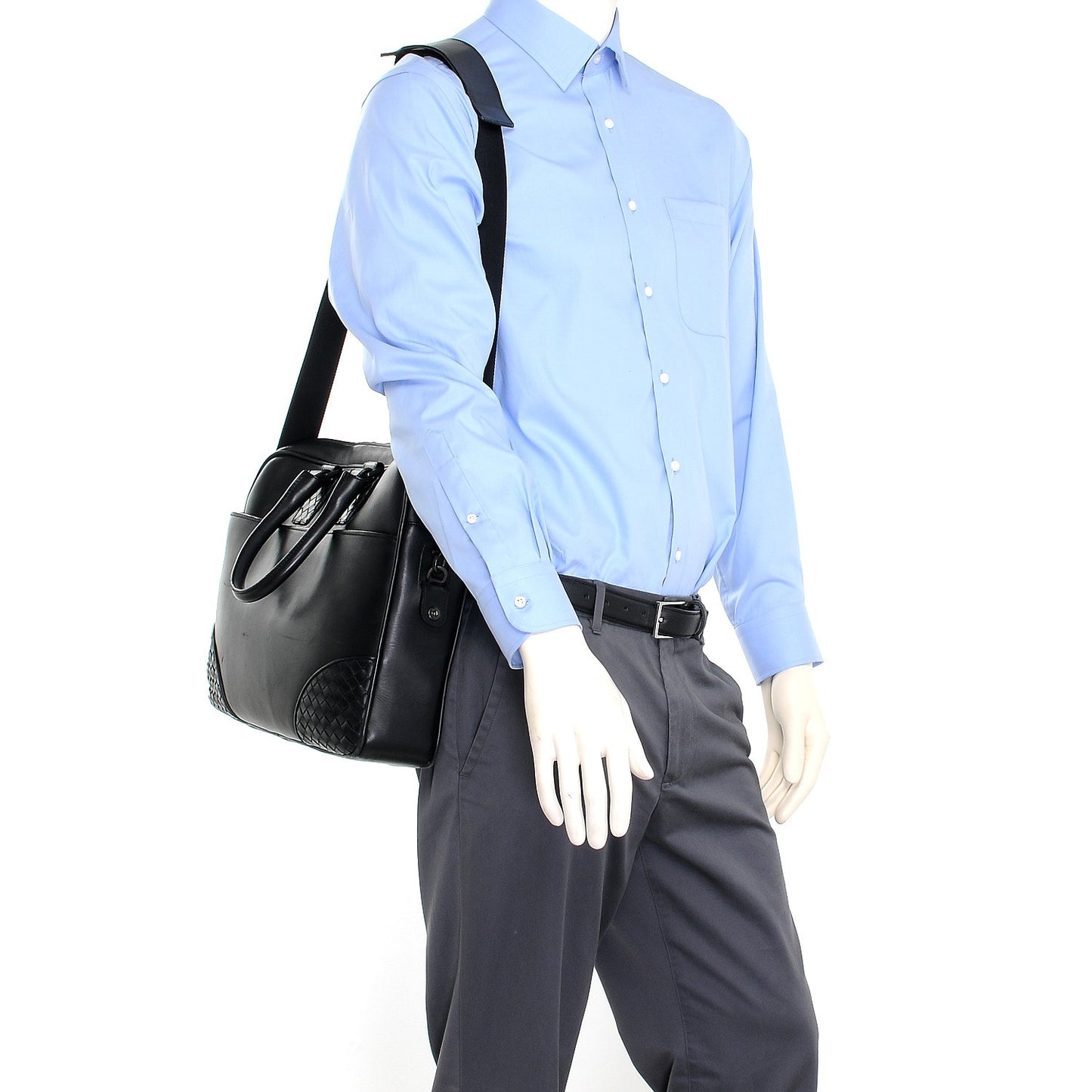 Calfskin Briefcase Nero Black