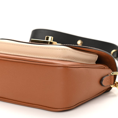 Louis Vuitton Grained Calfskin Lockme Tender Chataigne Brown 9 of 9
