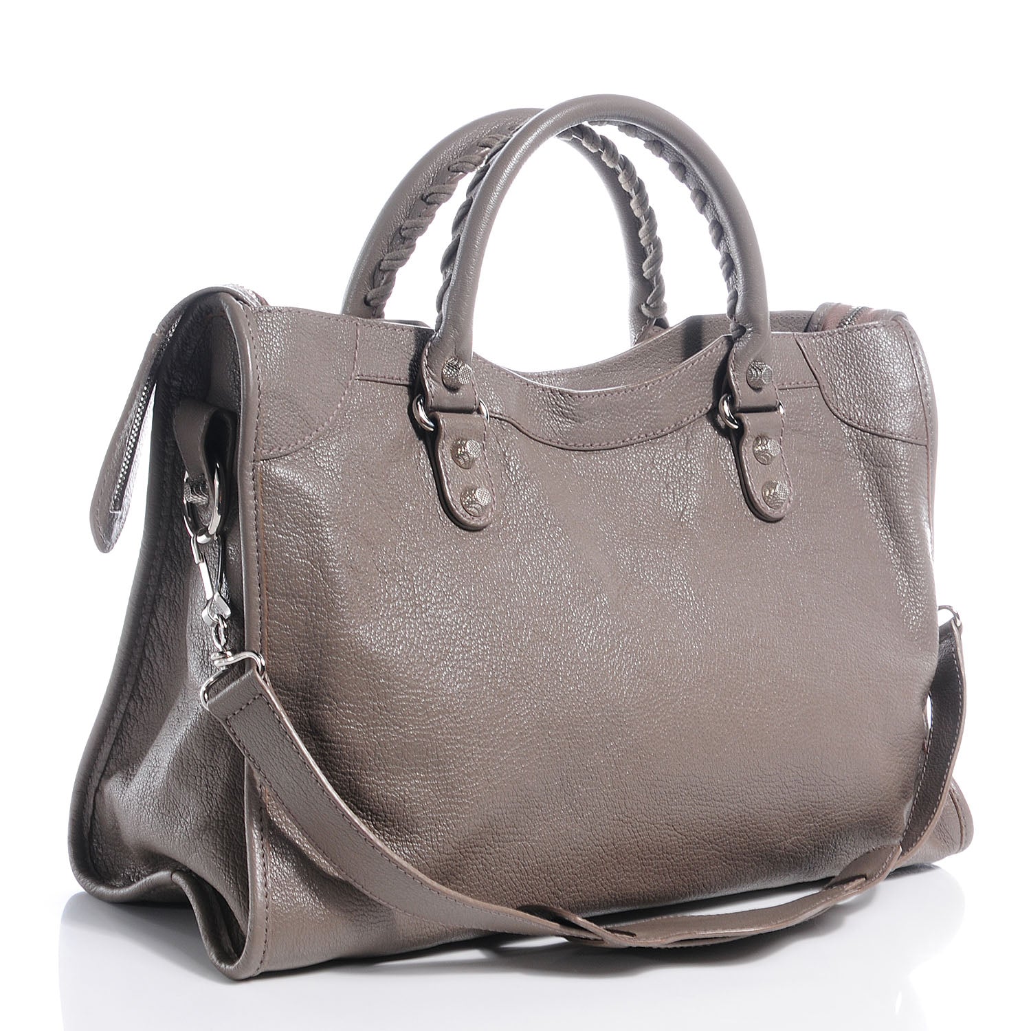Balenciaga Chevre Hamilton Giant 12 Silver Hardware City Gris Poivre 3 of 10