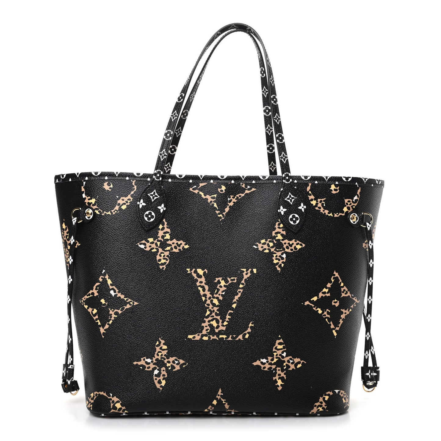Monogram Giant Jungle Neverfull MM Black