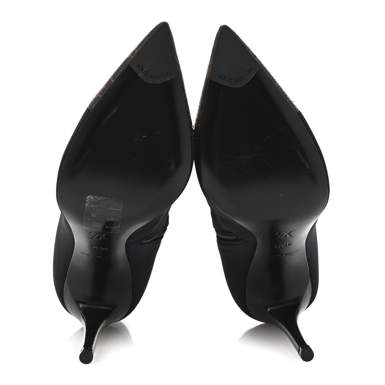 Louis Vuitton Monogram Cherie Ankle Boots 36.5 Black 6 of 9