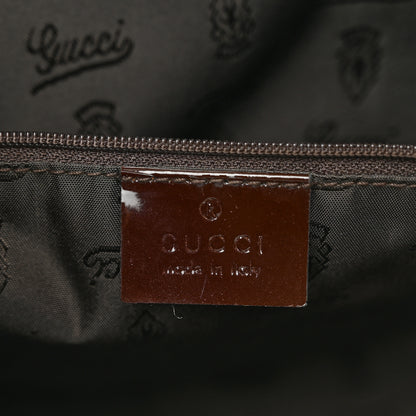 Gucci Monogram Web Medium Jolie Tote Brown 6 of 10