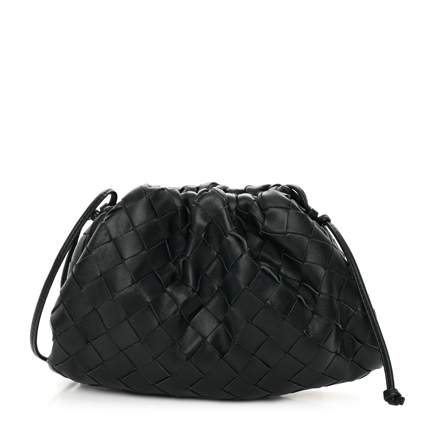 Nappa Intrecciato The Mini Pouch Bottle Green