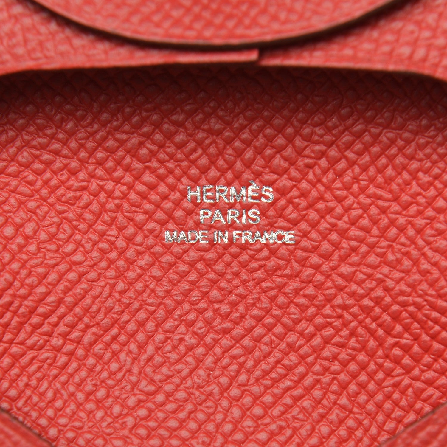 Hermes Epsom Bastia Coin Purse Rouge Casaque 5 of 6