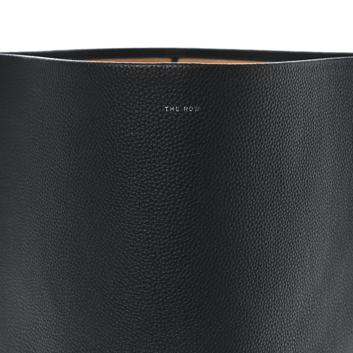 The Row Grained Calfskin Large N/S Park Tote Black Black 7 of 9