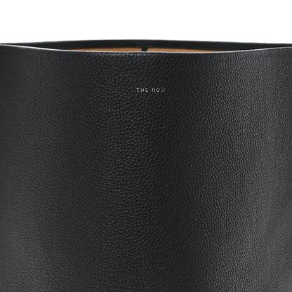 The Row Grained Calfskin Large N/S Park Tote Black Black 7 of 9