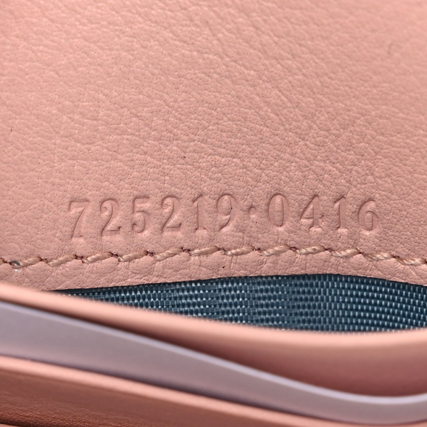 Gucci Roxy Calfskin Medium Blondie Chain Wallet Powder Pink 8 of 12