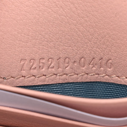 Gucci Roxy Calfskin Medium Blondie Chain Wallet Powder Pink 8 of 12