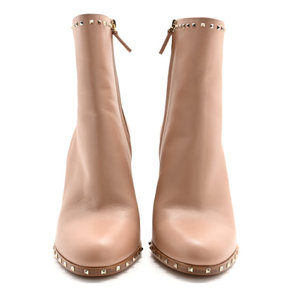 Valentino Garavani Nappa Soul Rockstud 90mm Ankle Boots 40 Skin Sorbet 2 of 9