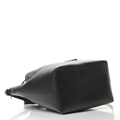 Mansur Gavriel Vegetable Tanned Calfskin Bucket Bag Black Flamma 4 of 16