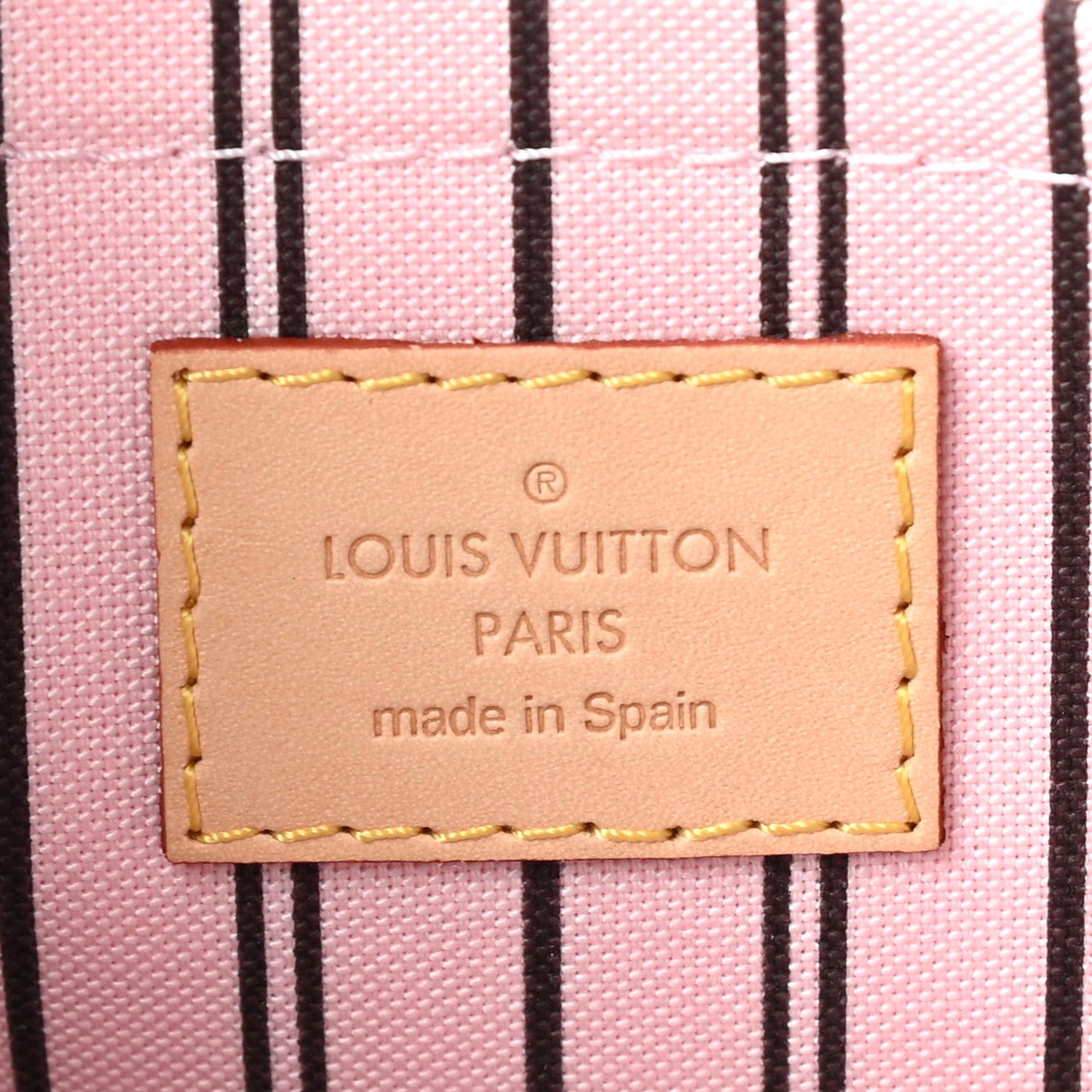 Louis Vuitton Monogram Neverfull MM GM Pochette Rose Ballerine 6 of 7