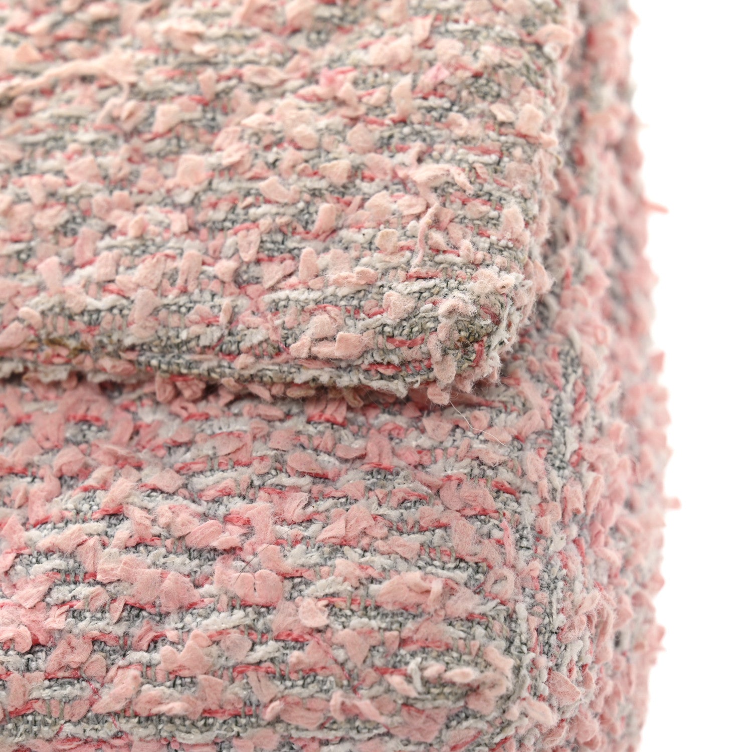 Chanel Tweed Medium Double Flap Pink 19 of 23