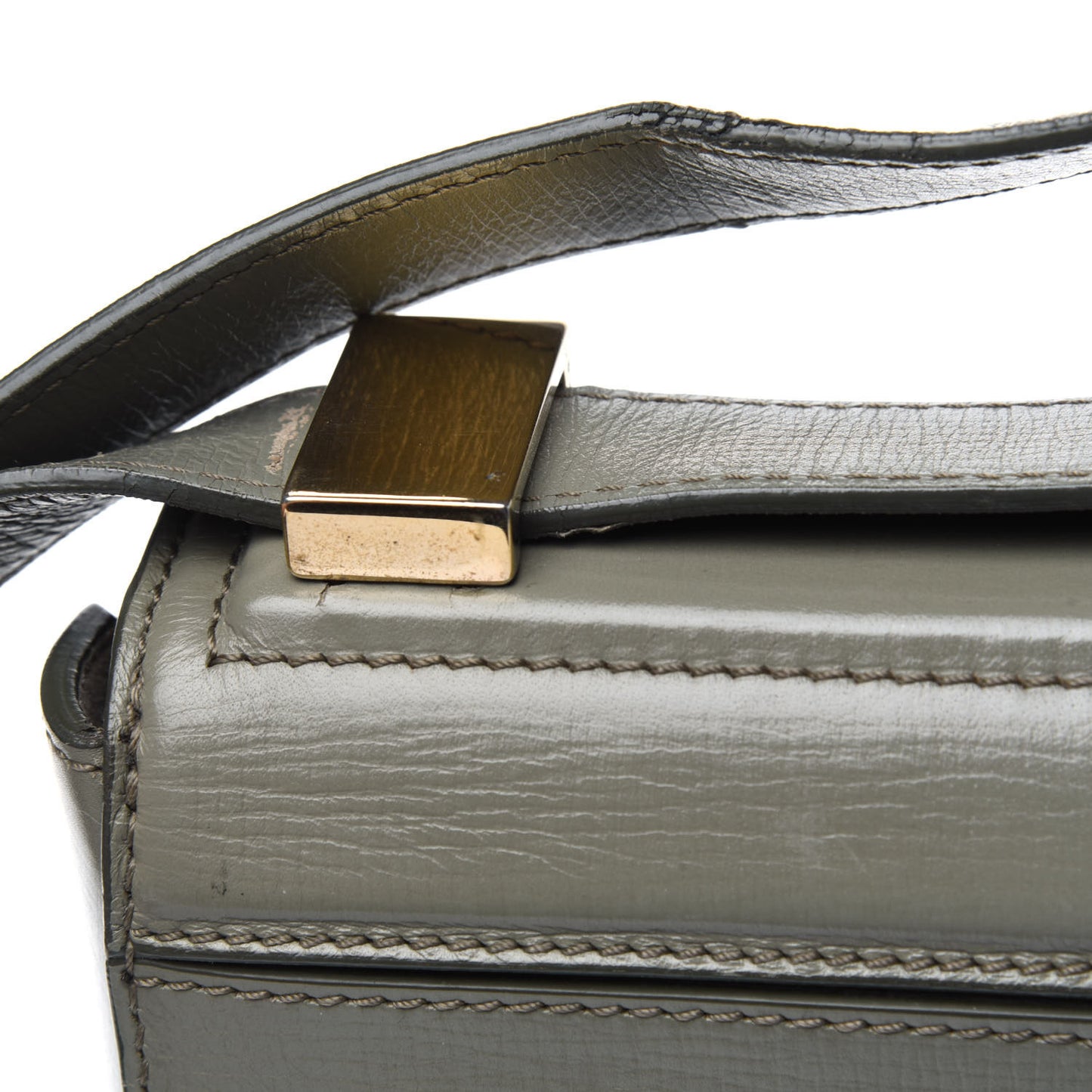 Textured Calfskin Medium Pandora Box Crossbody Bag