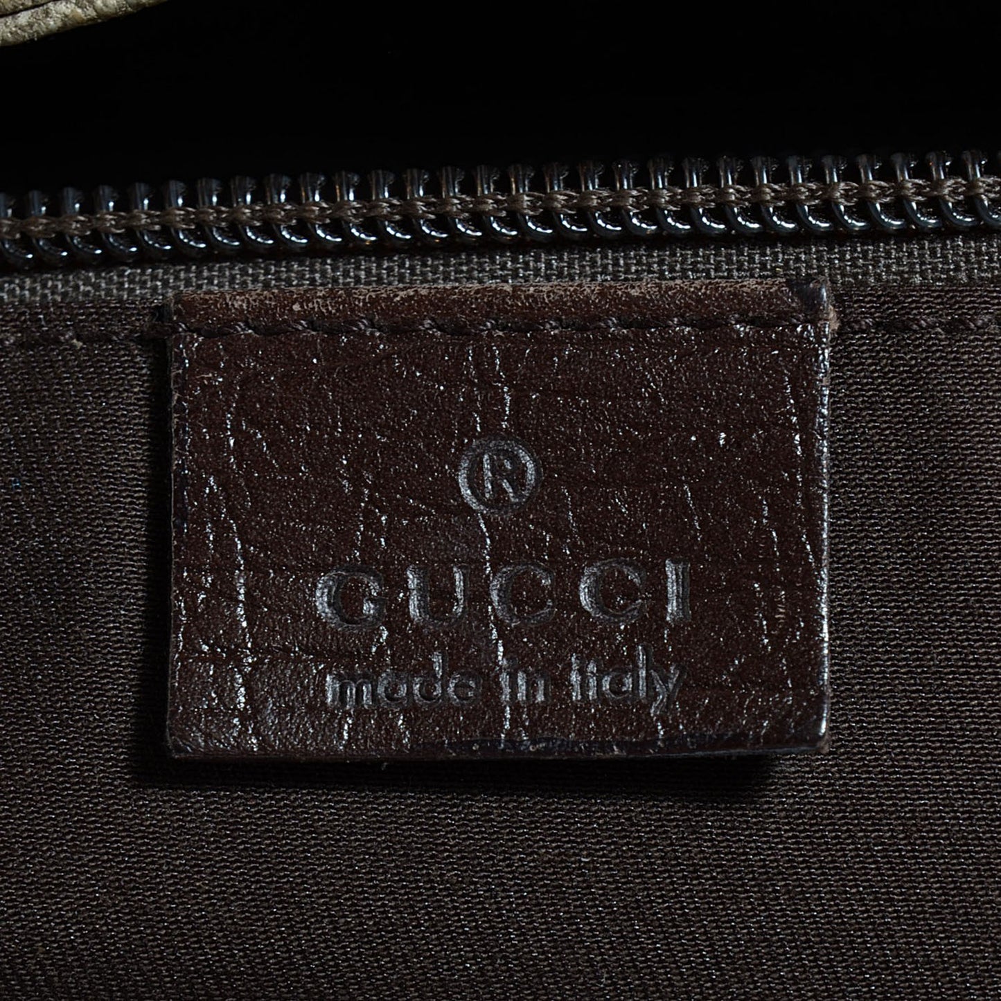 GG Plus Monogram Medium Flat Messenger Bag Dark Brown