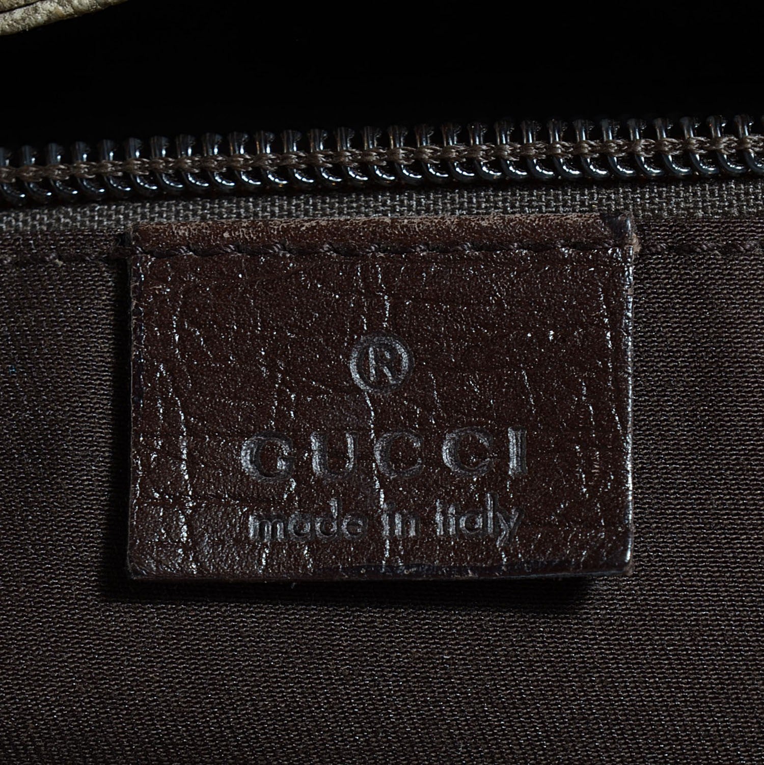 Gucci GG Plus Monogram Medium Flat Messenger Bag Dark Brown 6 of 7