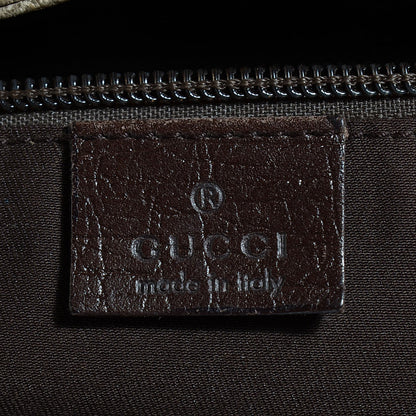 Gucci GG Plus Monogram Medium Flat Messenger Bag Dark Brown 6 of 7