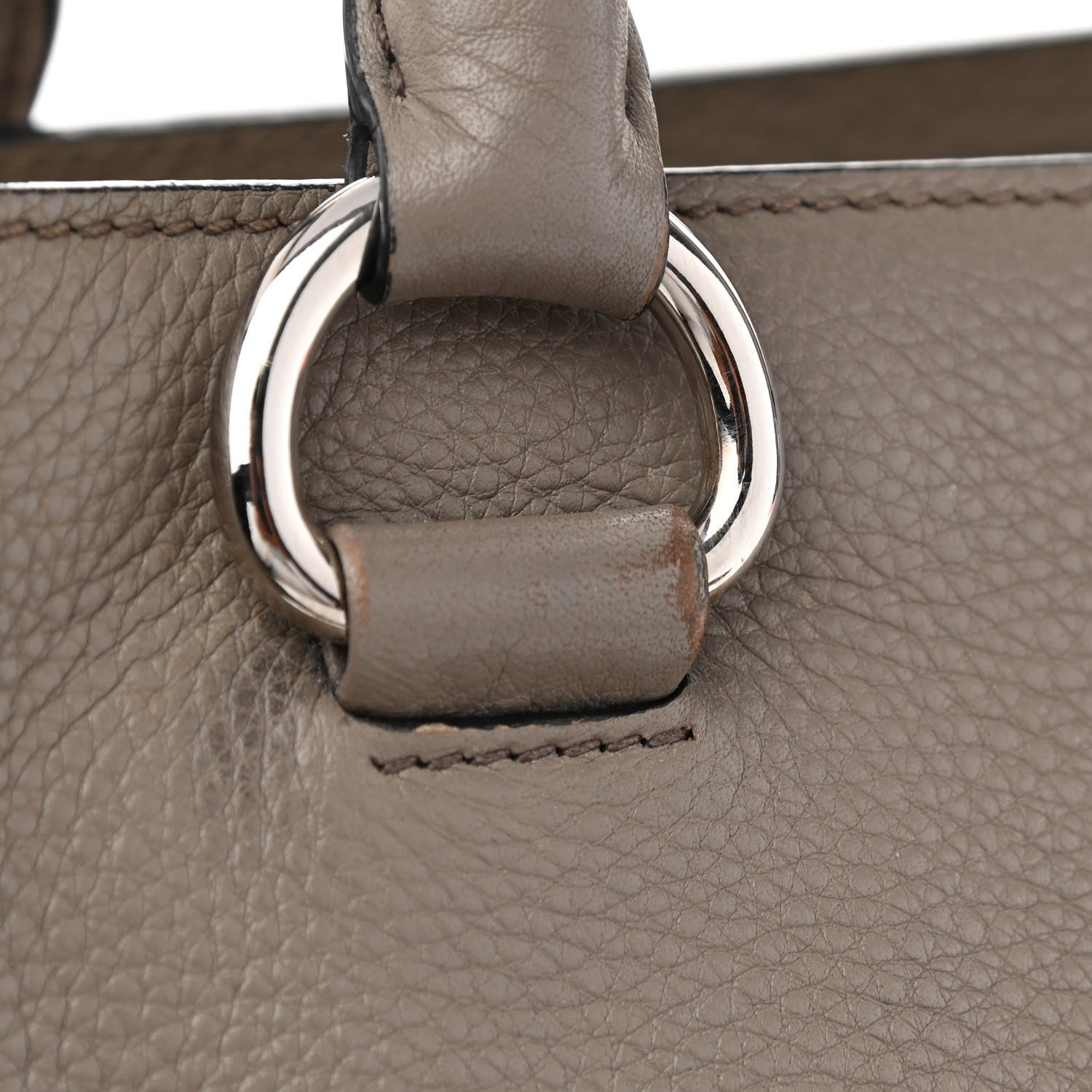 Prada Vitello Phenix Top Handle Bag Argilla 11 of 14
