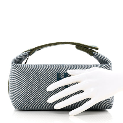 Hermes Canvas Small Bride-A-Brac H Natte Pouch Bleu Abysse 2 of 7