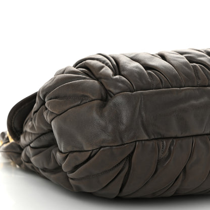 Miu Miu Nappa Matelasse Coffer Hobo Juta 10 of 12
