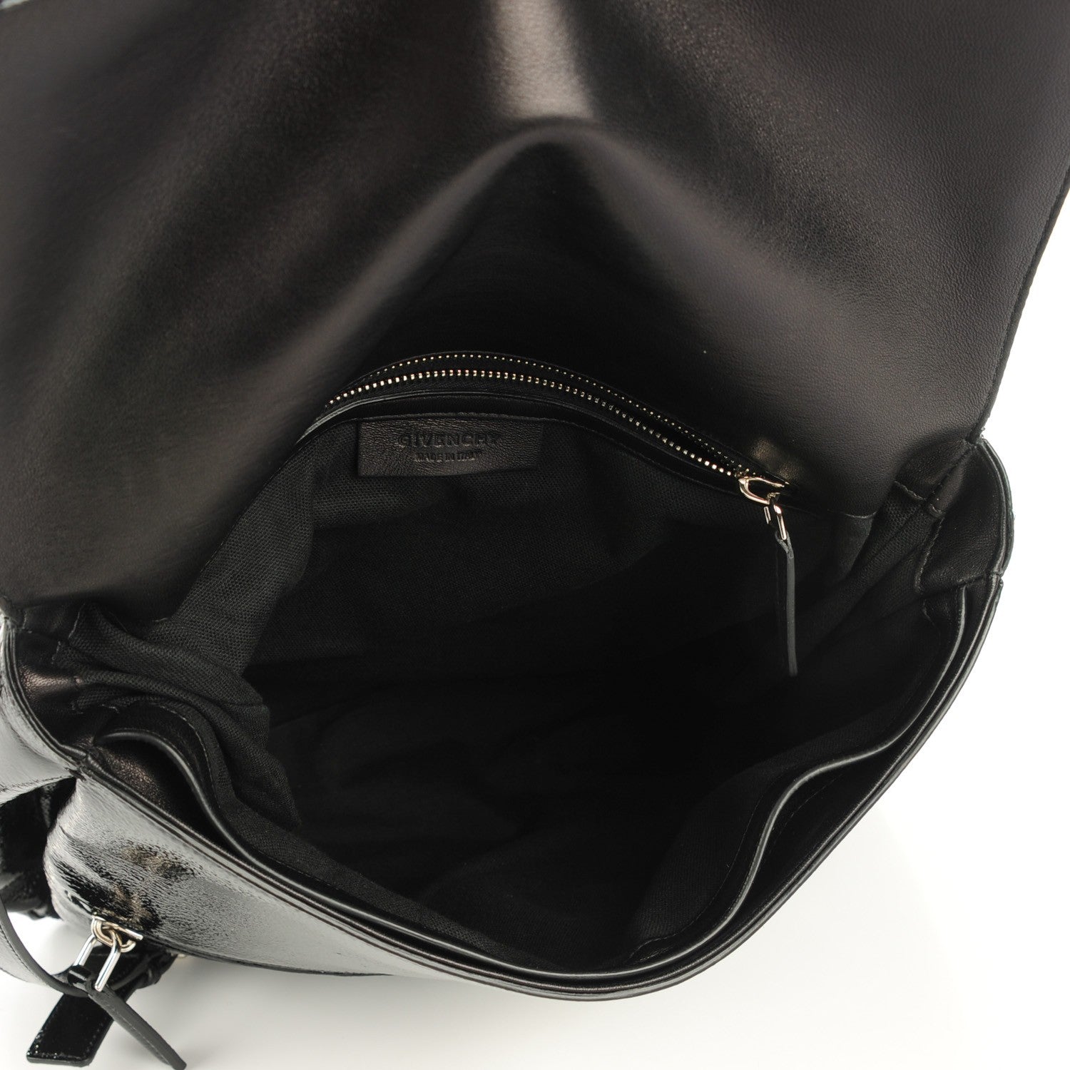 Givenchy Patent Medium Pandora Pure Flap Bag Black 8 of 8